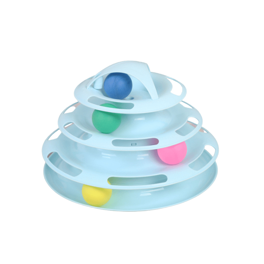 Tower of Tracks Interactive 4-Tier Cat Toy