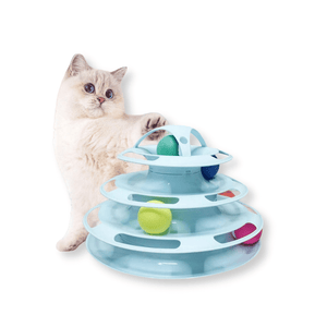 Tower of Tracks Interactive 4-Tier Cat Toy